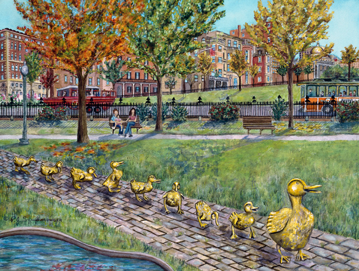 Make Way For Ducklings, Boston Public Garden