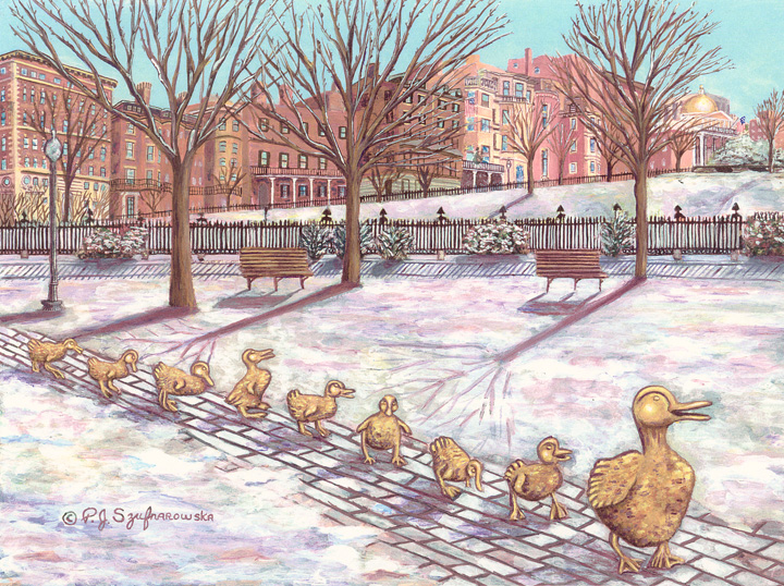 Ducklings, Boston Public Garden